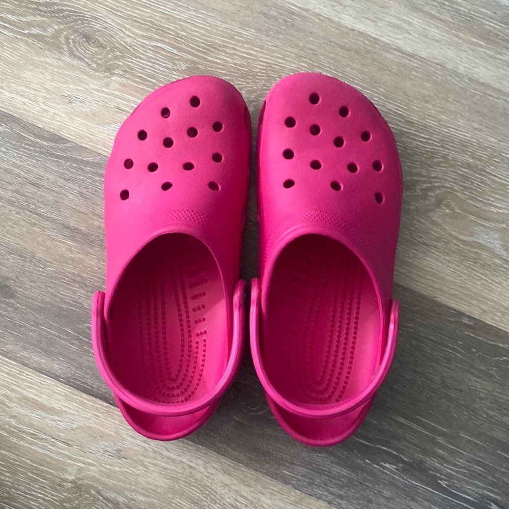 Pink Crocs